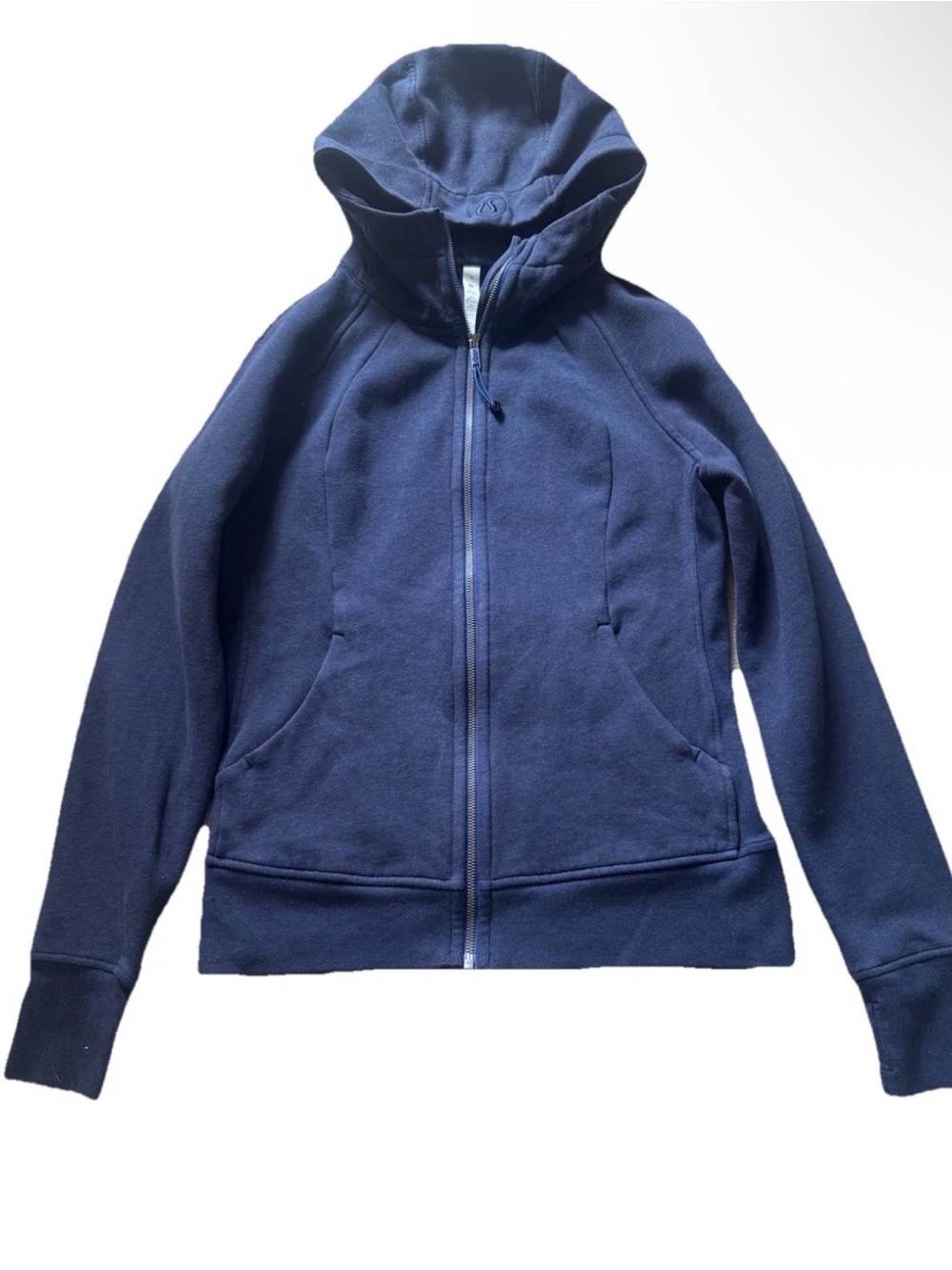 lululemon athletica Scuba Hoodie Full Zip Womens Navy Hoodie Jacket size 10